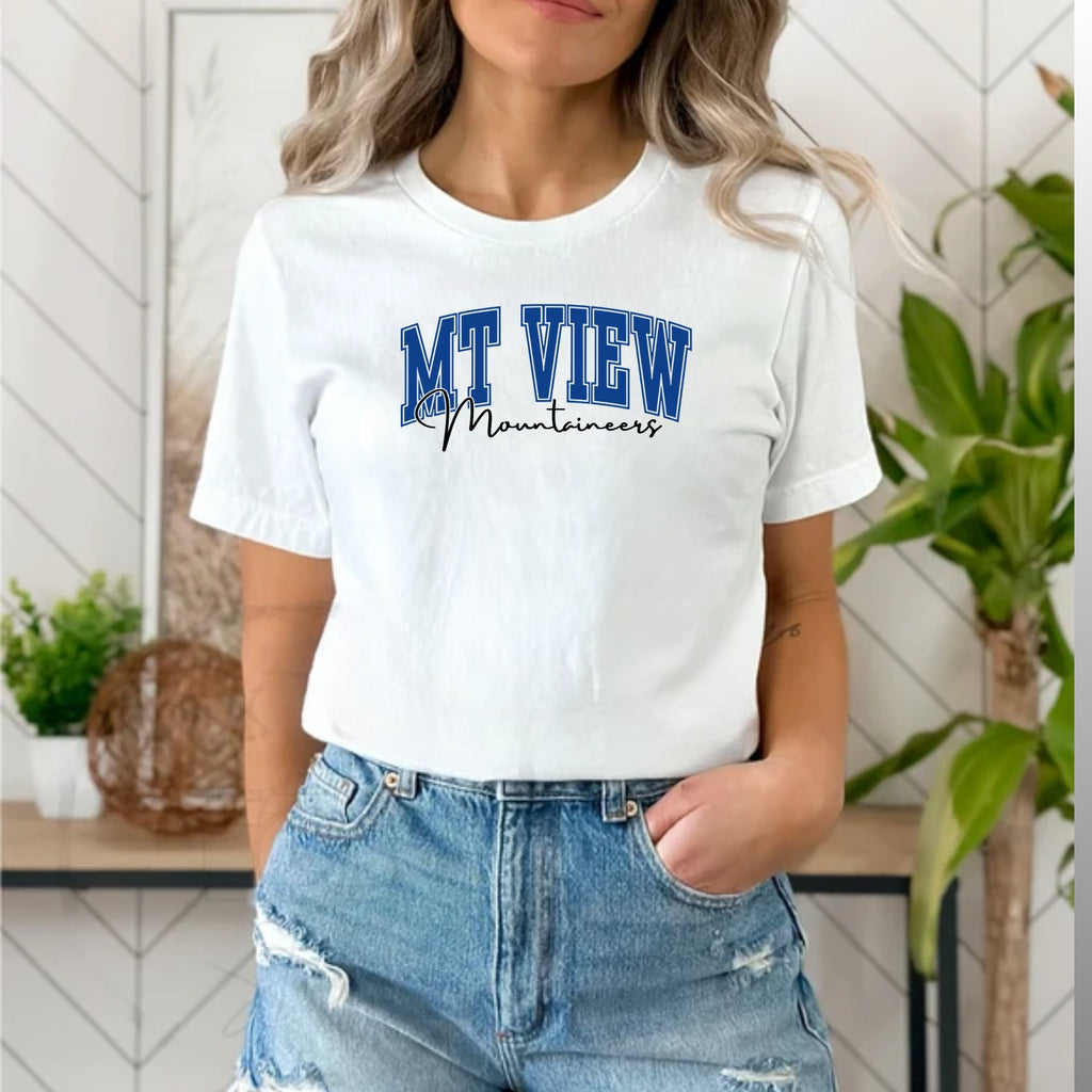 Mountain View Cursive Tee