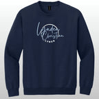 Lynden Christian Cursive Swish Crewneck Sweatshirt