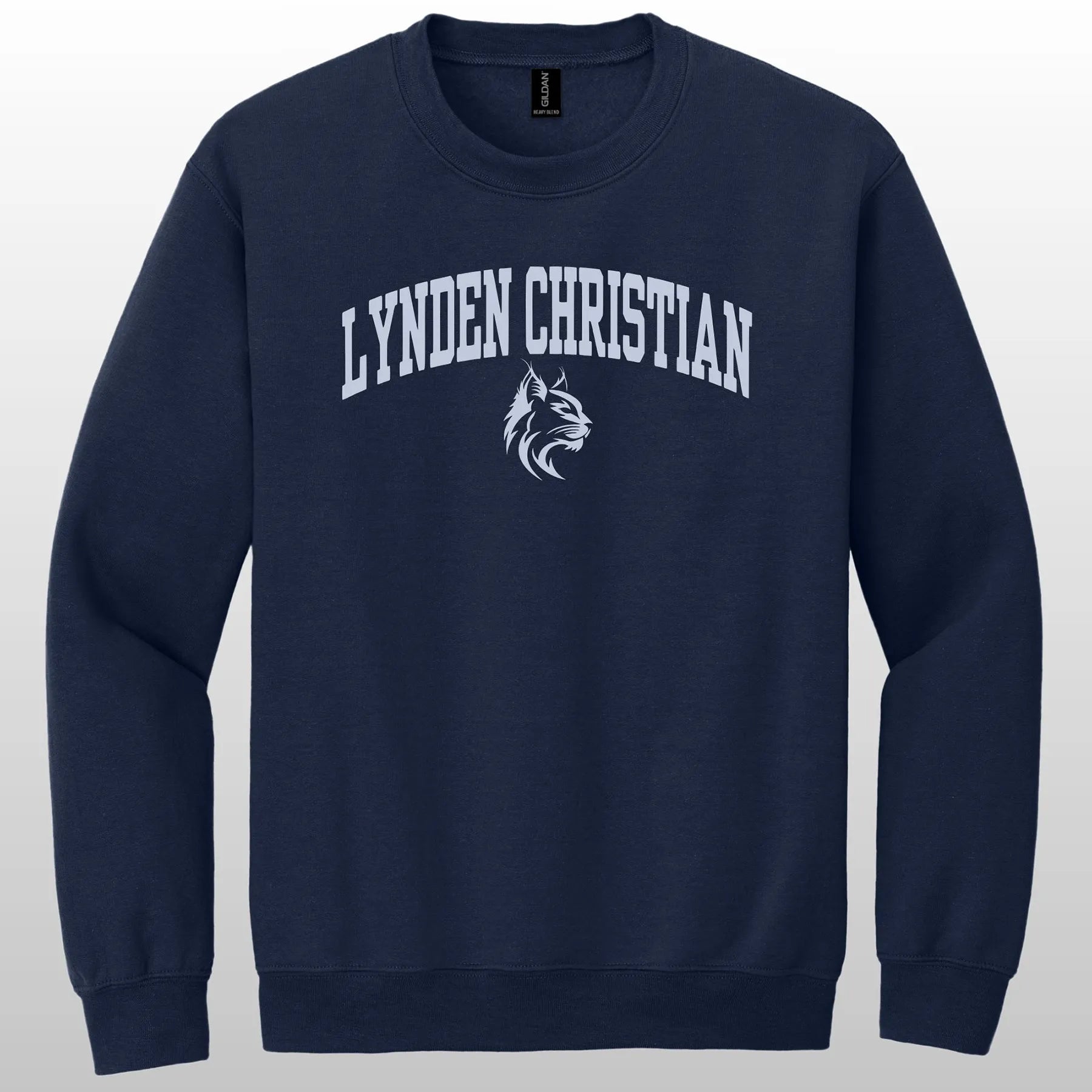Lynden Christian Mascot Logo Crewneck Sweatshirt