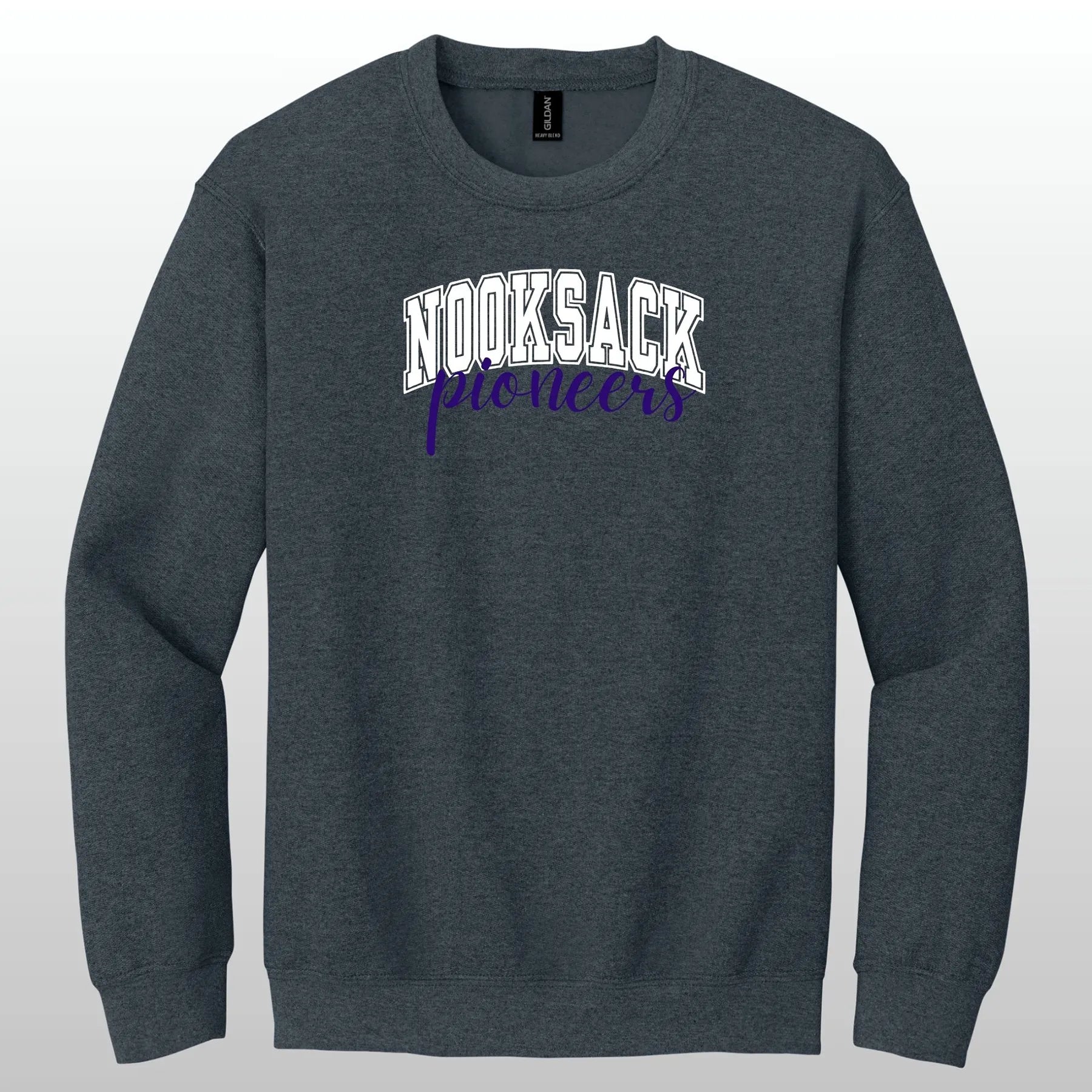 Nooksack Pioneers Cursive Crewneck Sweatshirt