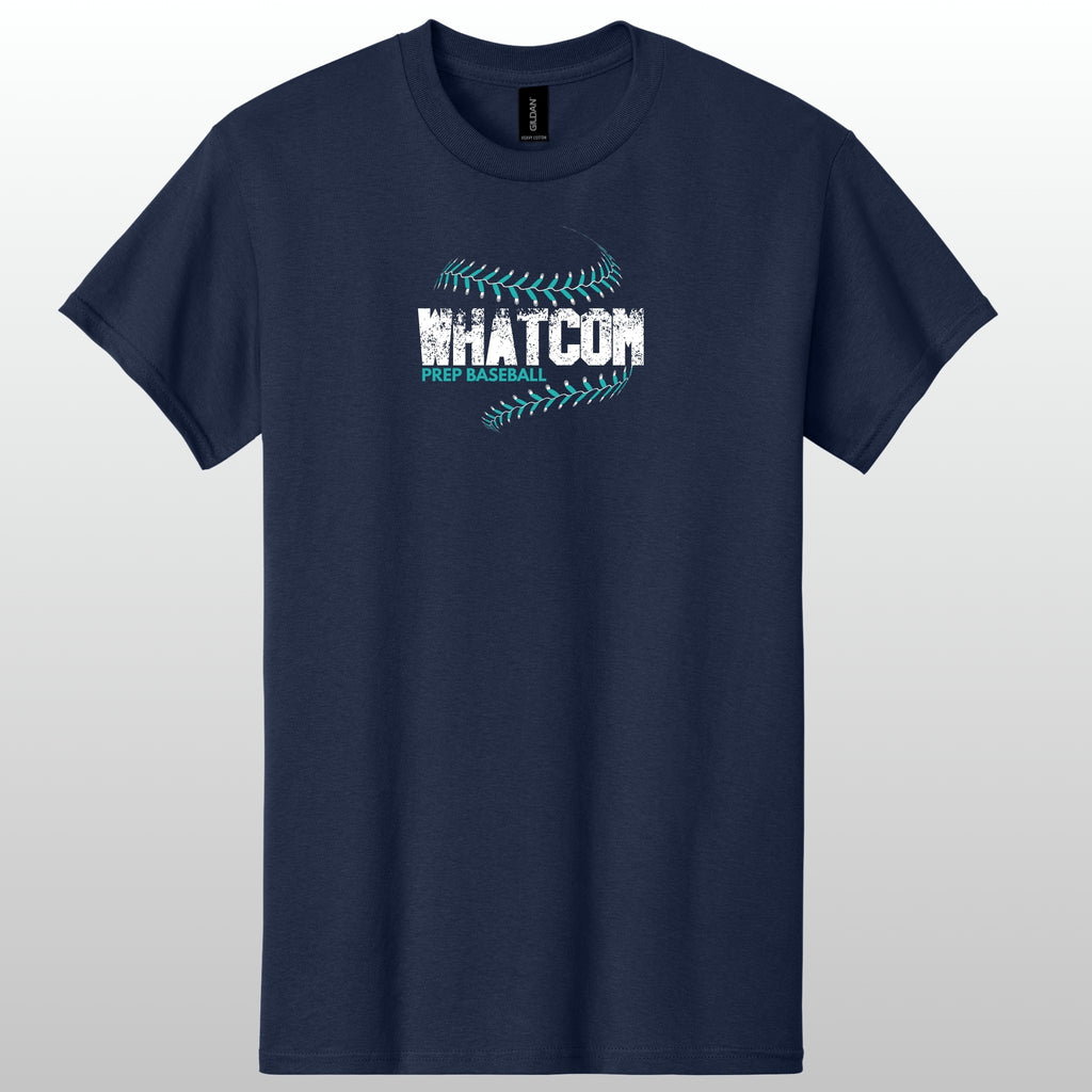 Whatcom Prep Baseball Seams T-Shirt