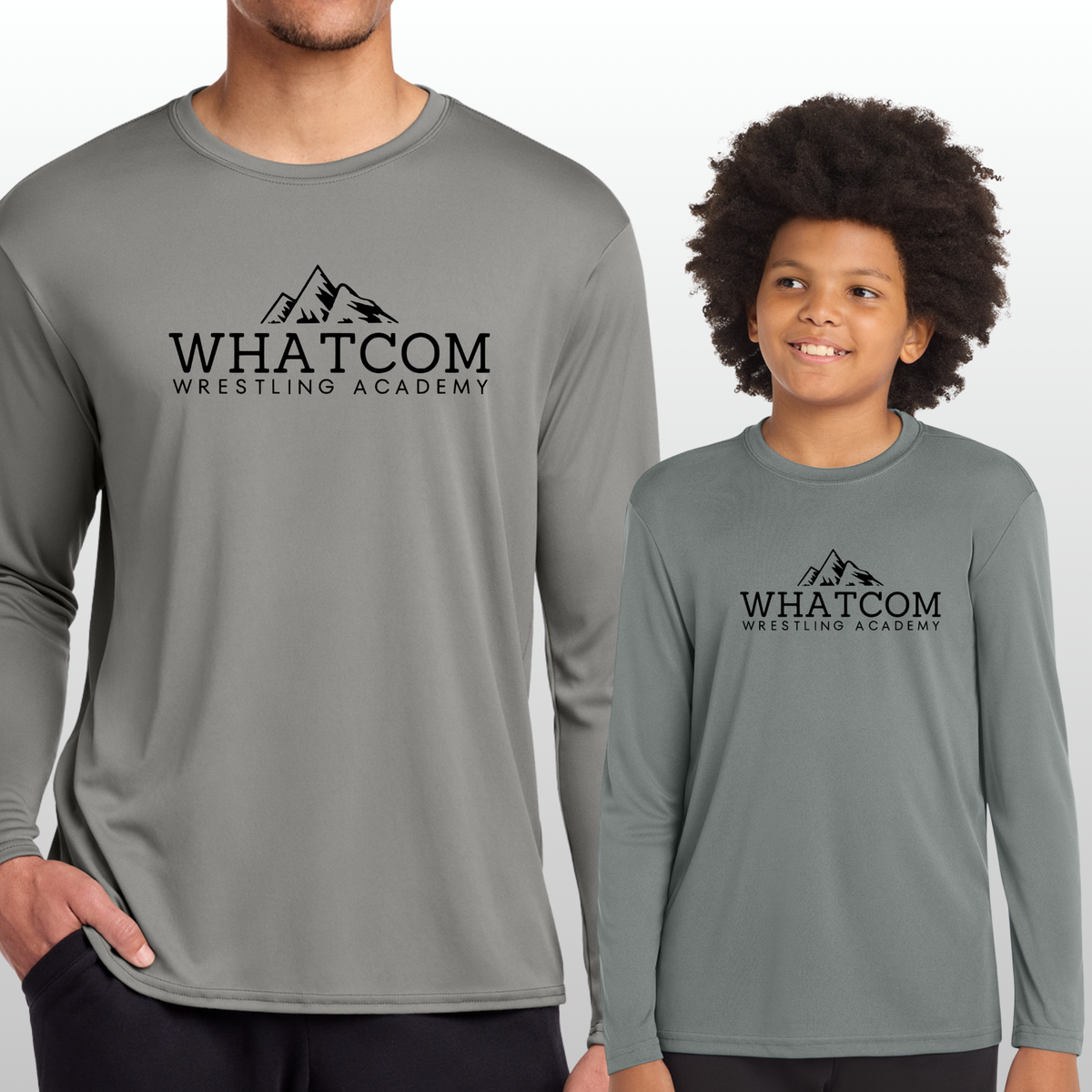 Whatcom Wrestling Posi Charge Long Sleeve