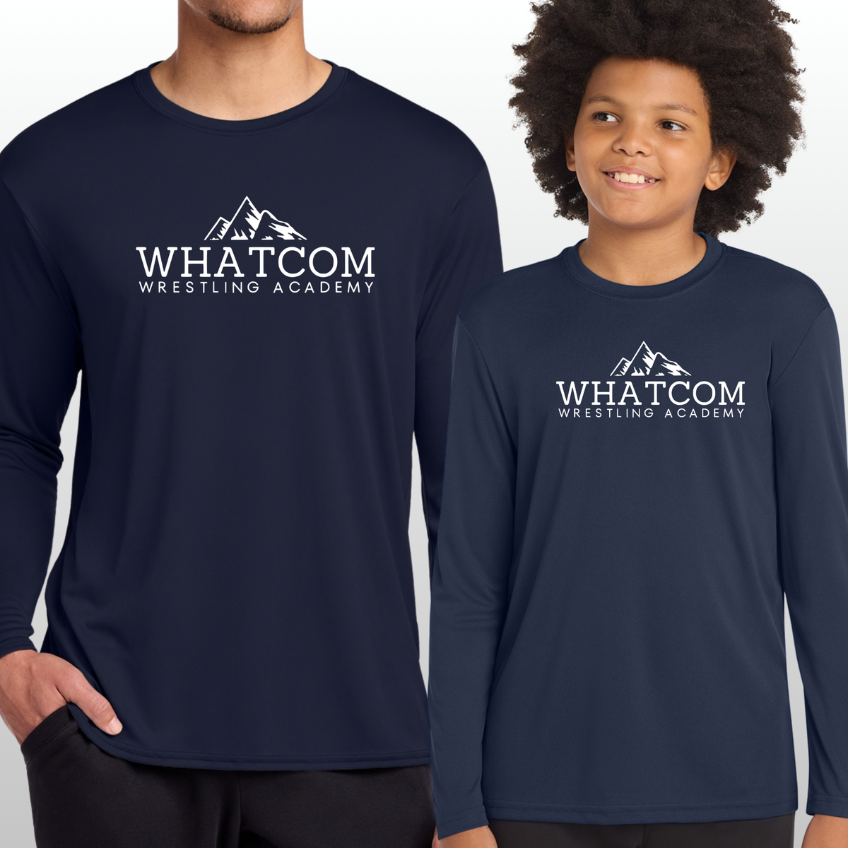 Whatcom Wrestling Posi Charge Long Sleeve