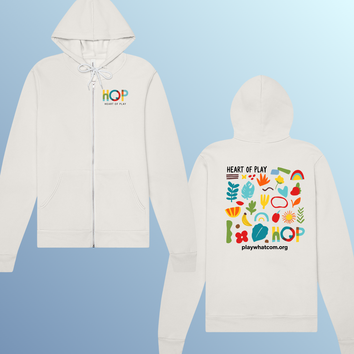 HOP Adult Zip Up With Big Back