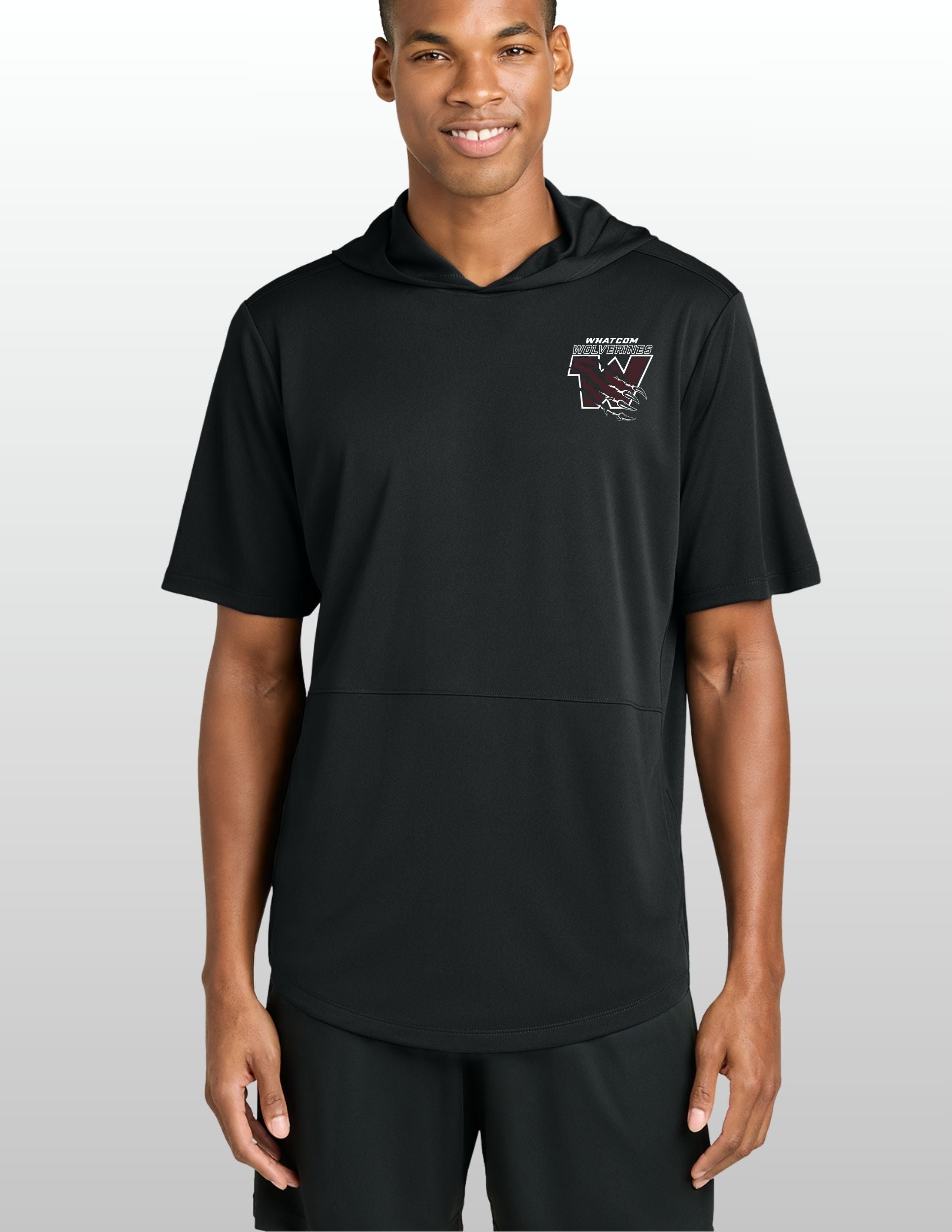 Wolverines Sport-Tek® Club Short Sleeve Hoodie