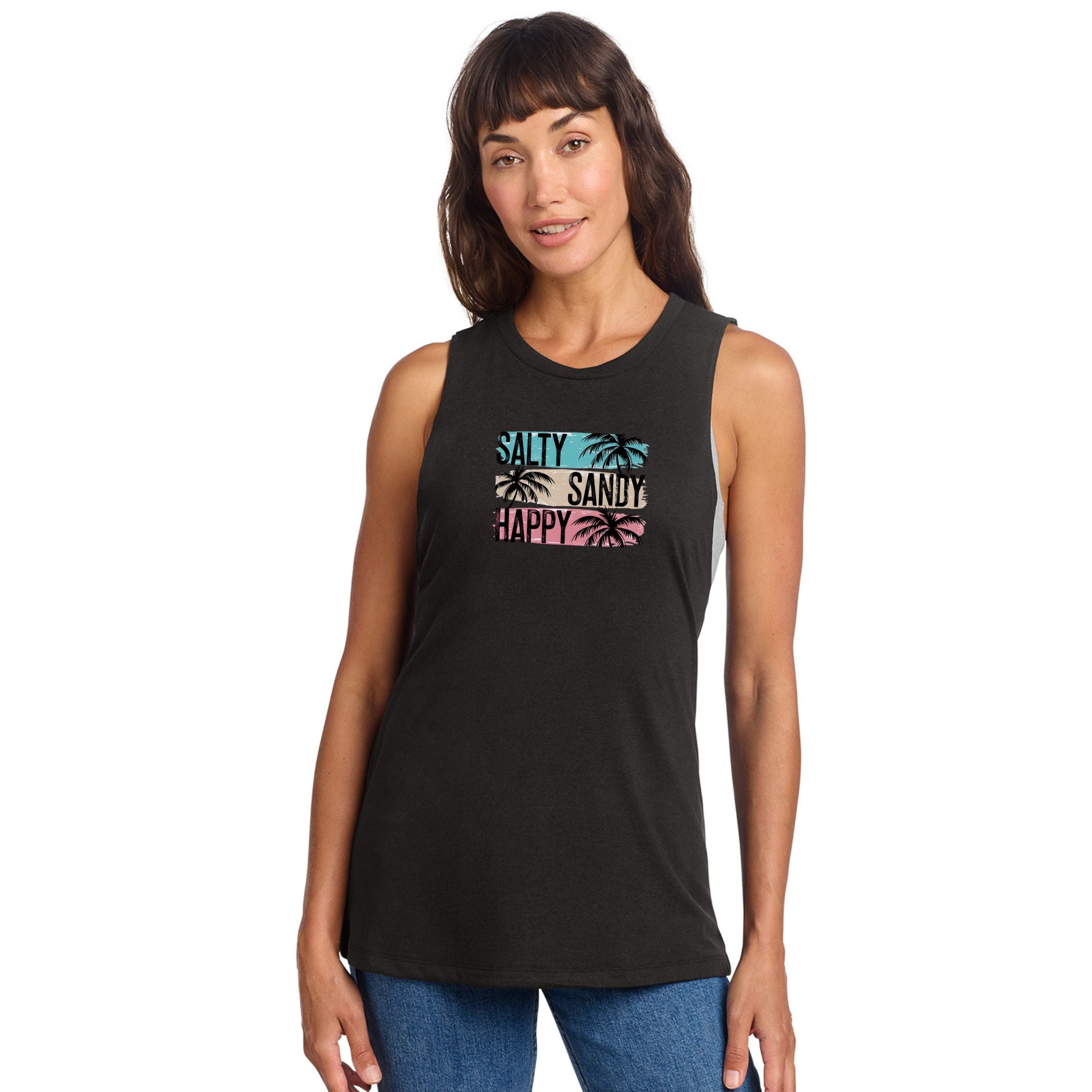 Salty Sandy Muscle Tank