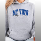 Mountain View Hoodie Cursive