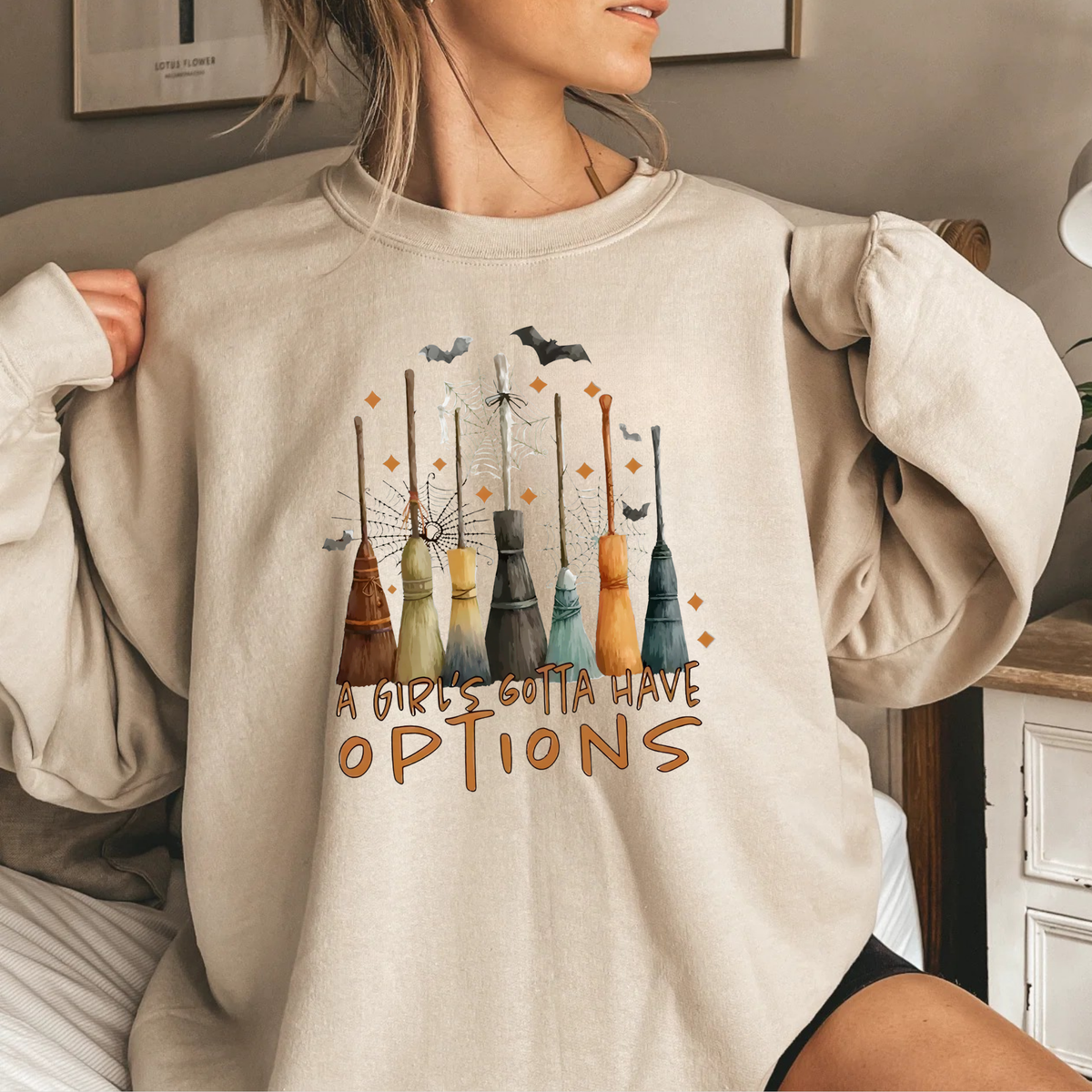 A Girls Gotta Have Options Crewneck