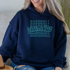 Whatcom Glitter Baseball Hoodie