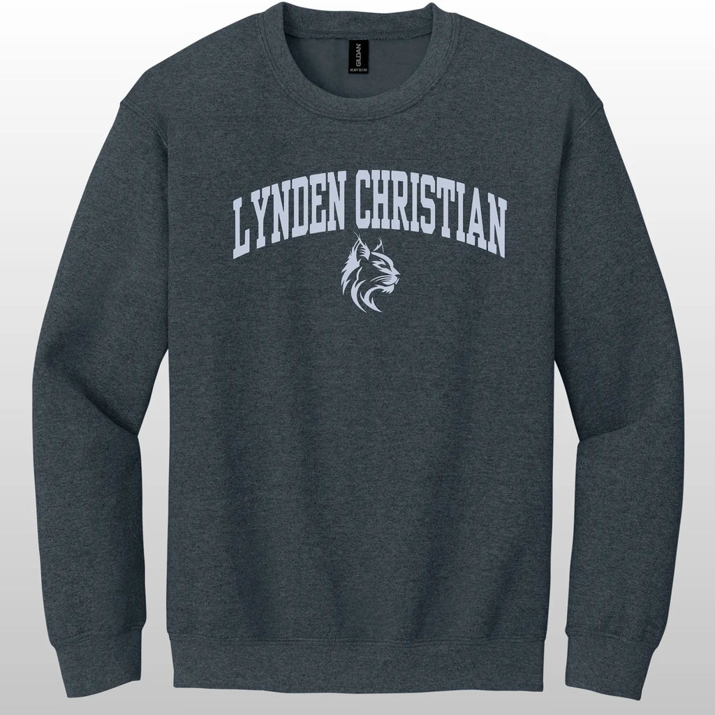 Lynden Christian Mascot Logo Crewneck Sweatshirt