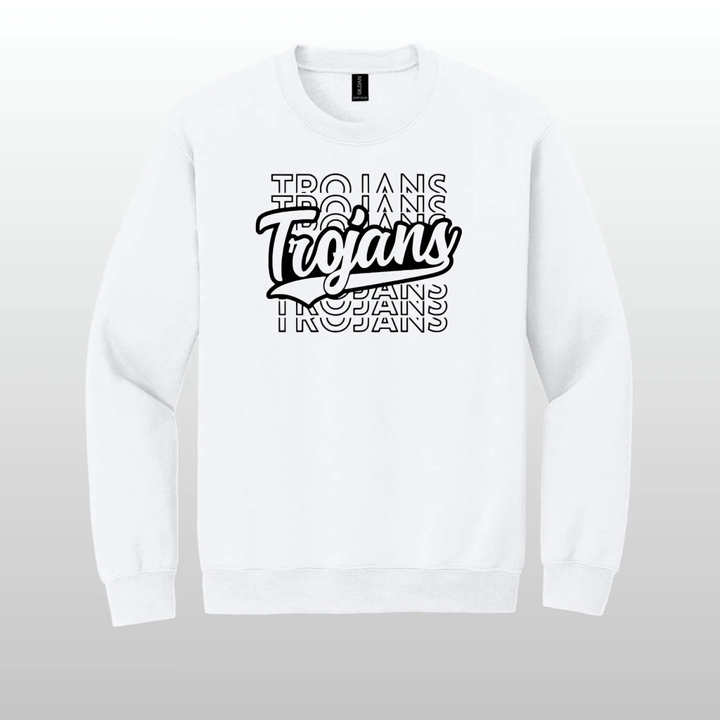 Trojans Stacked Crewneck Sweatshirt