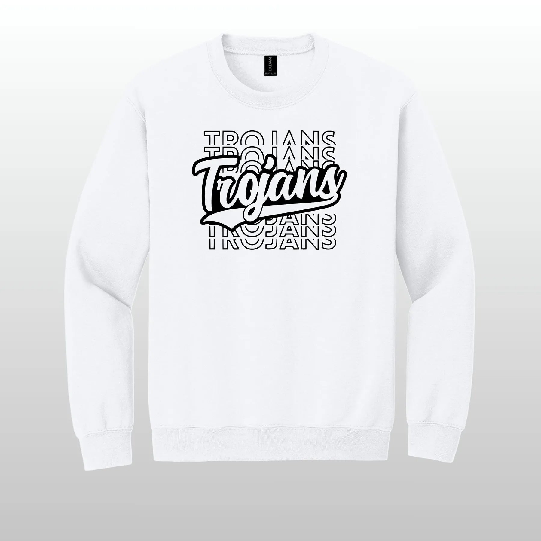 Trojans Stacked Crewneck Sweatshirt