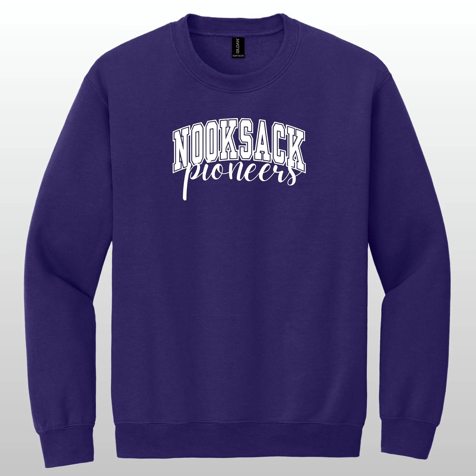 Nooksack Pioneers Cursive Crewneck Sweatshirt