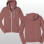 HOP Adult Zip Up With Front Logo Only