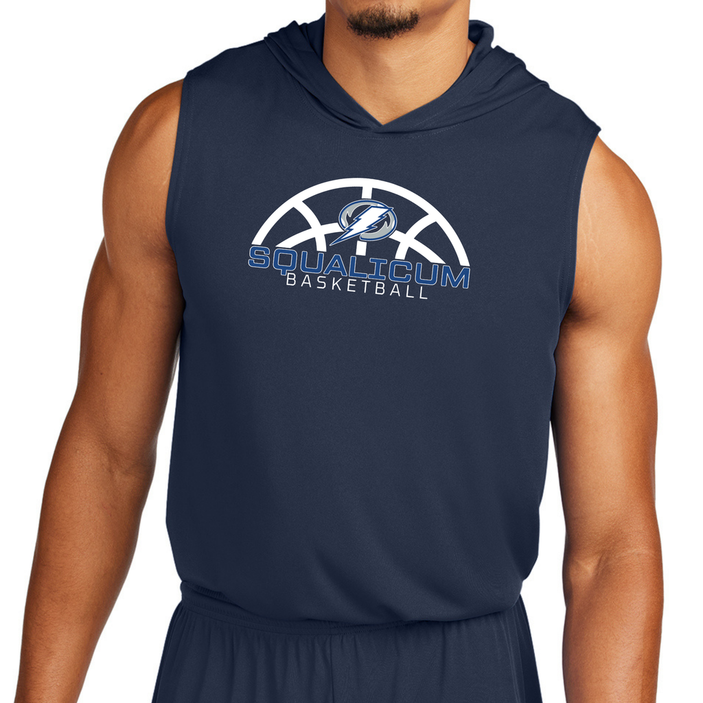 SQHS Basketball Sleeveless Hoodie
