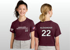 Whatcom Wolverines Youth Henley Button Jersey