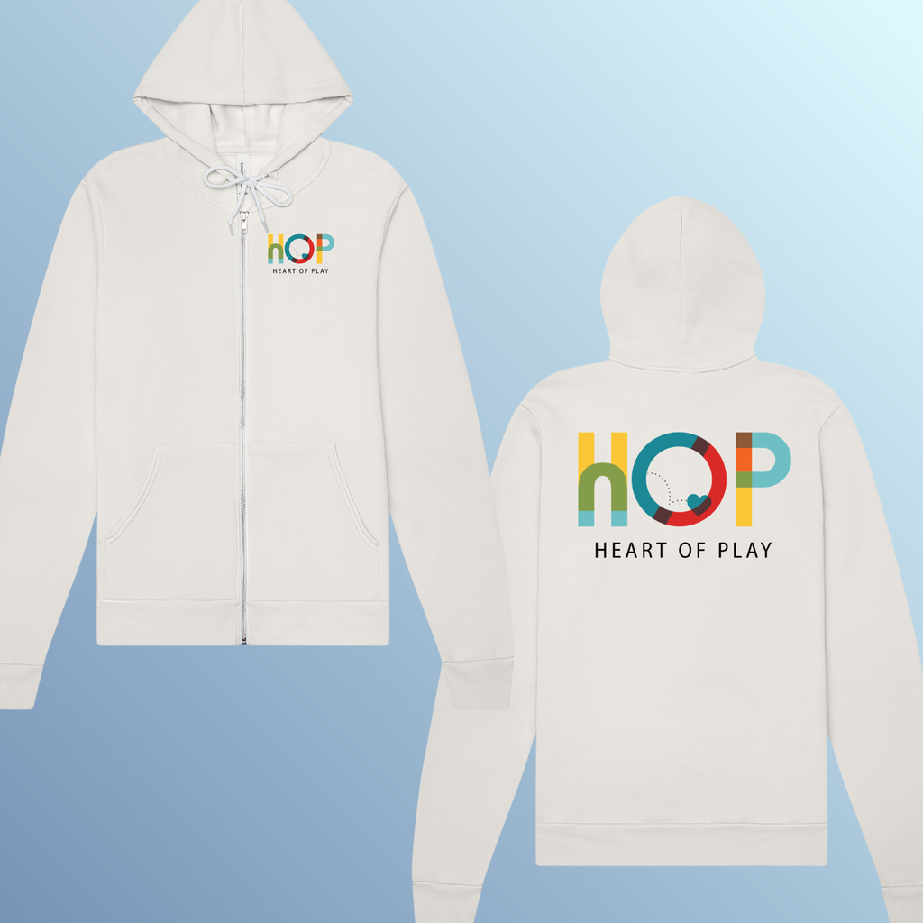 HOP Adult Zip Up With Front & Back Logo