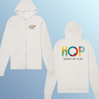 HOP Adult Zip Up With Front & Back Logo