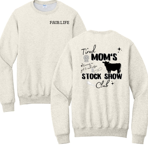 Tired Mom's Crewneck