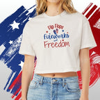 Flip Flops-Freedom-Fireworks (Crop Top)
