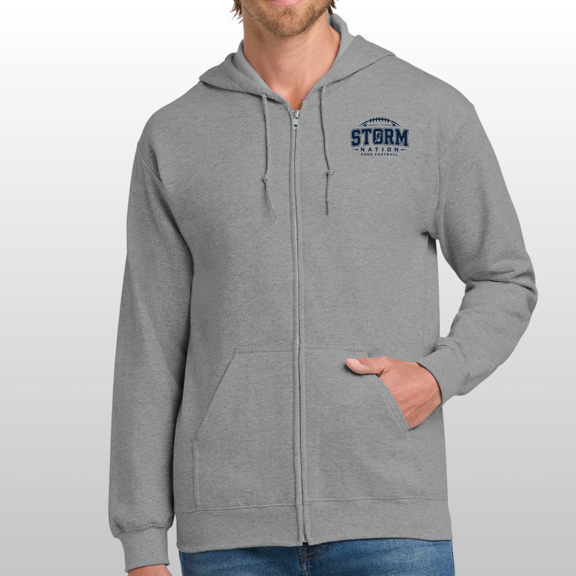 Storm Nation Football Men's Zip Up