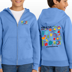 HOP Youth Zip Up With Front & Back Logo