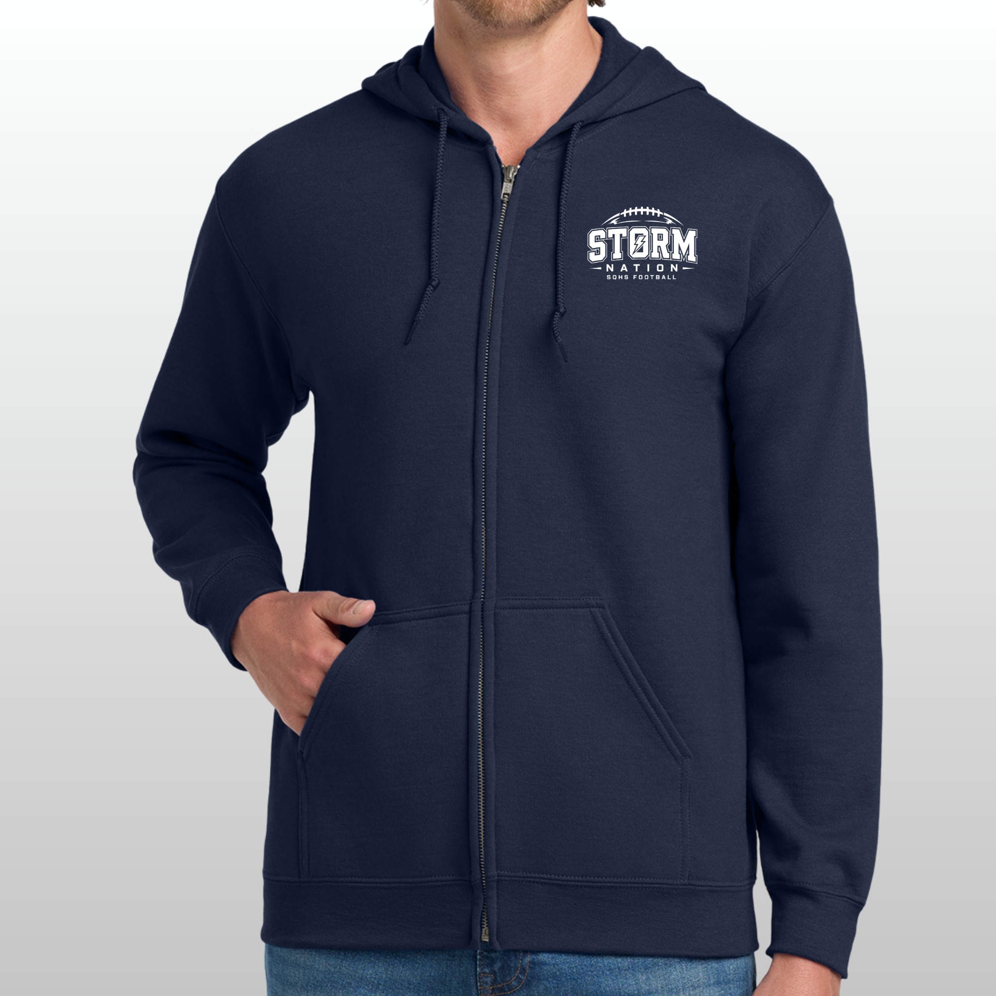 Storm Nation Football Men's Zip Up