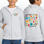 HOP Youth Zip Up With Front & Back Logo