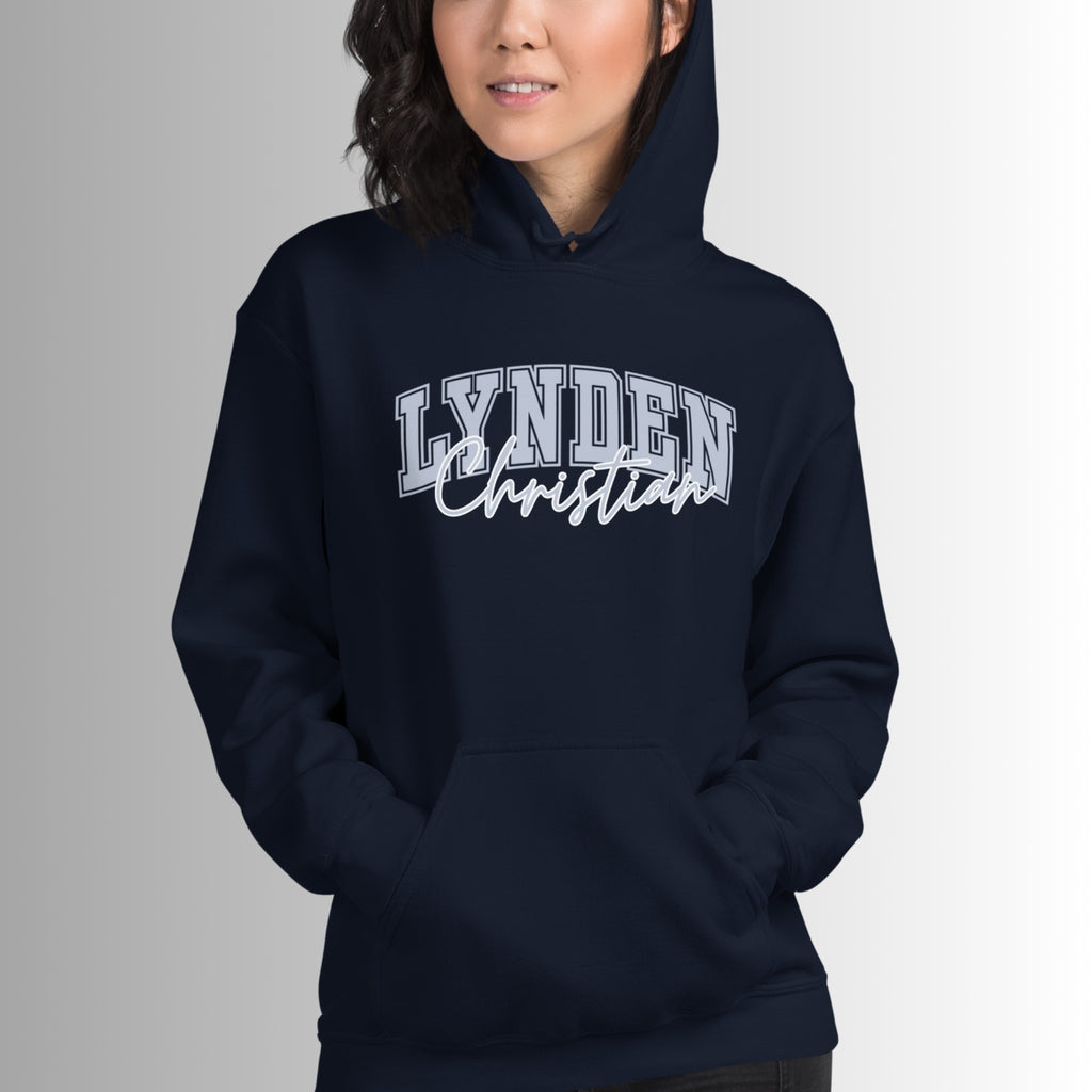 Lynden Christian Cursive Hooded Sweatshirt