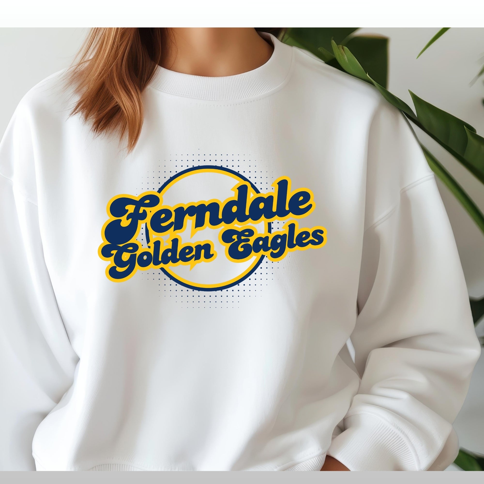 Ferndale Retro Circle Crewneck