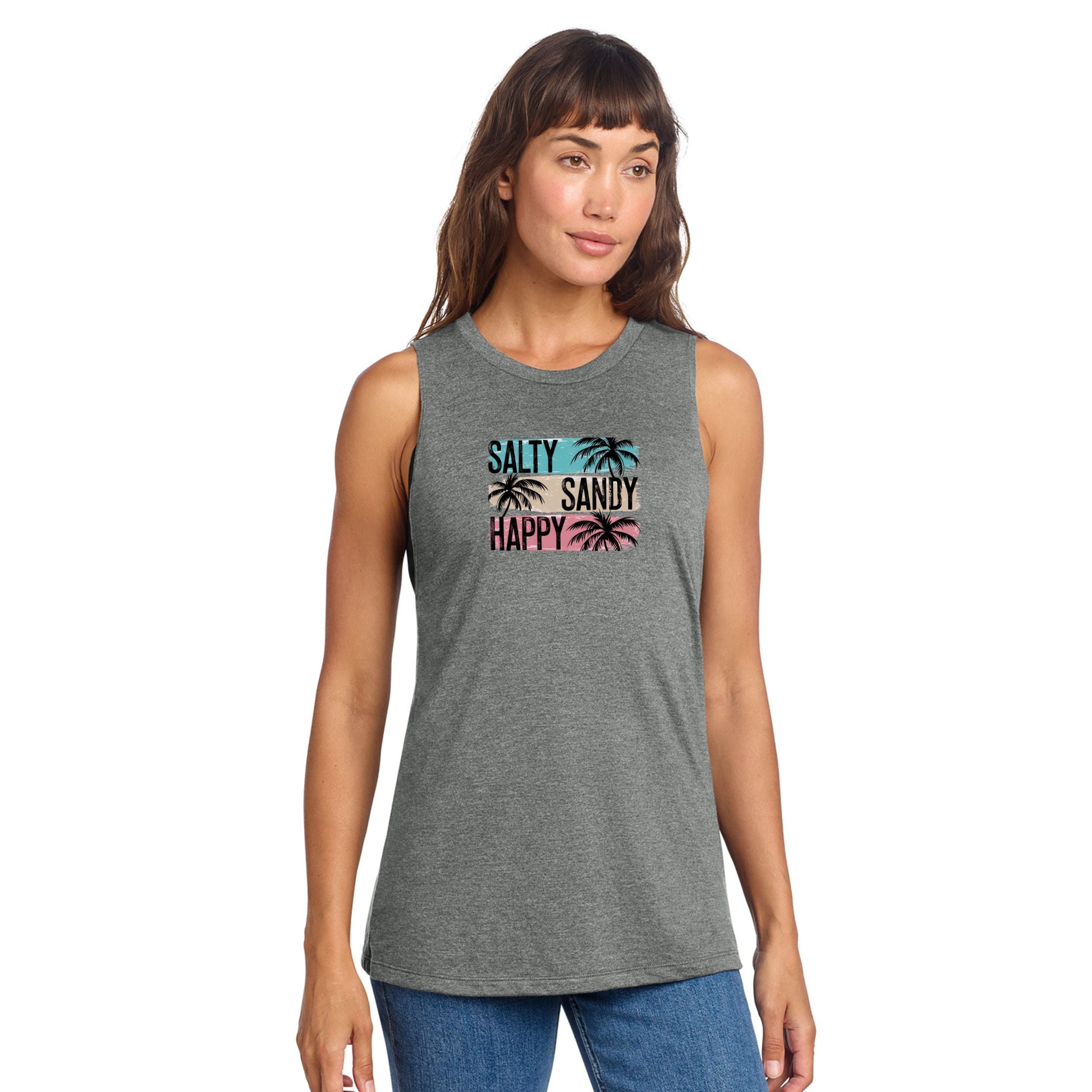 Salty Sandy Muscle Tank