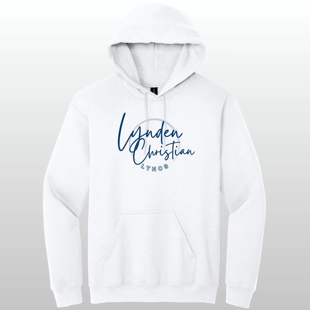 Lynden Christian Cursive Swish Hooded Sweatshirt