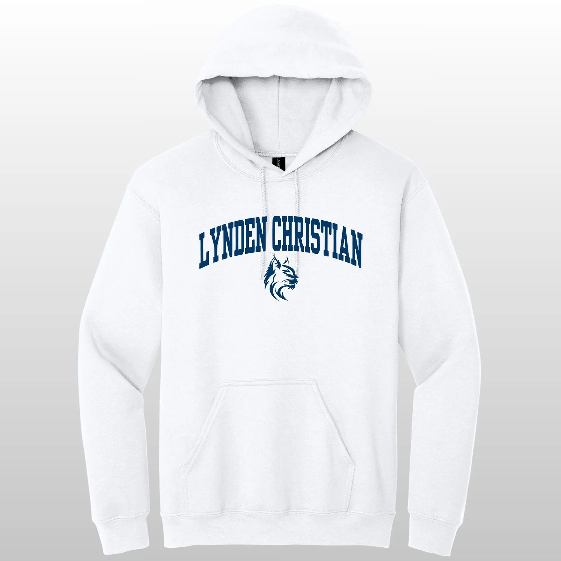 Lynden Christian Mascot Logo Hooded Sweatshirt