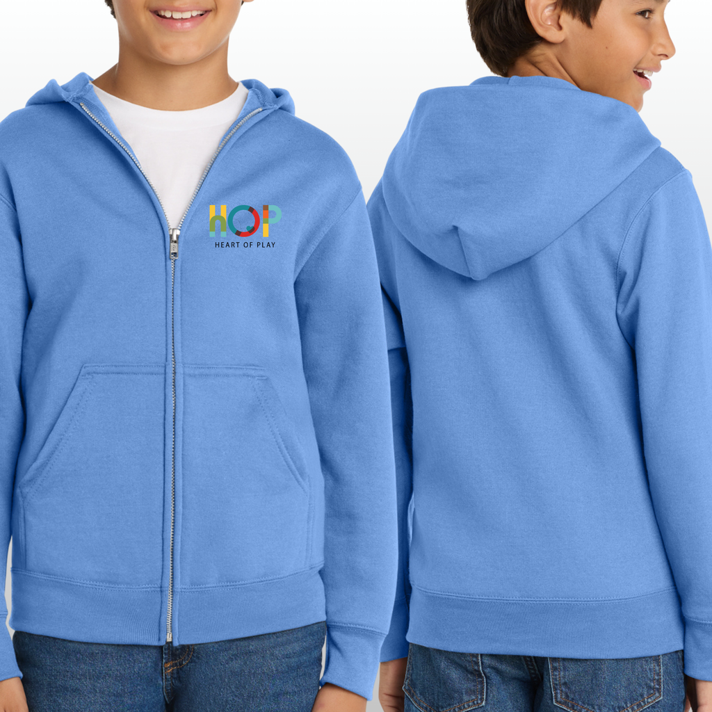 HOP Youth Zip Up With Front Logo Only