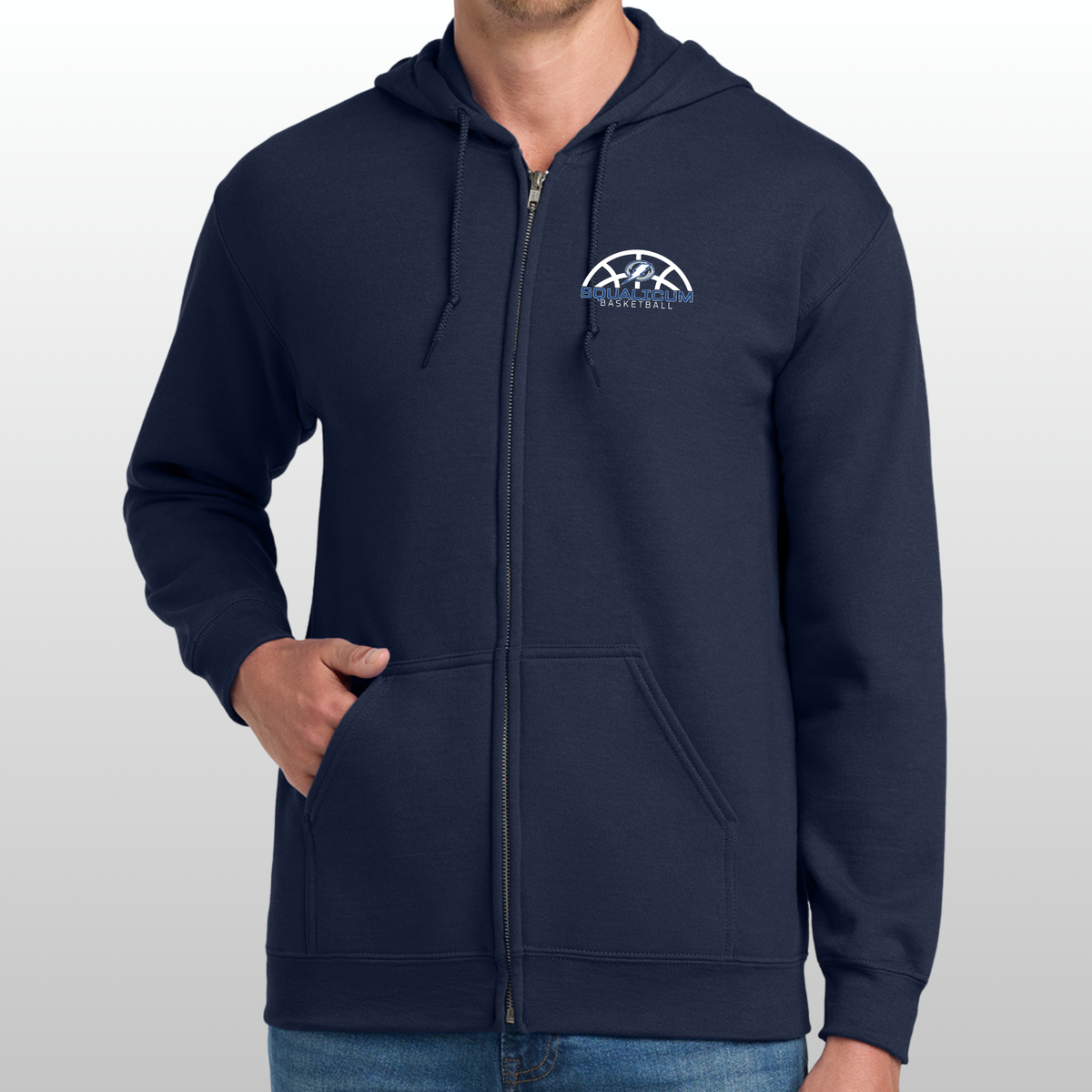 SQHS Basketball Zip Up