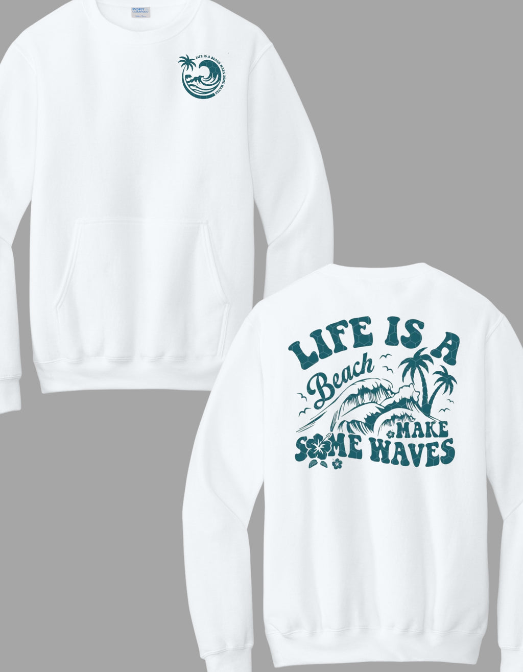 Lake Is A Beach Crewneck