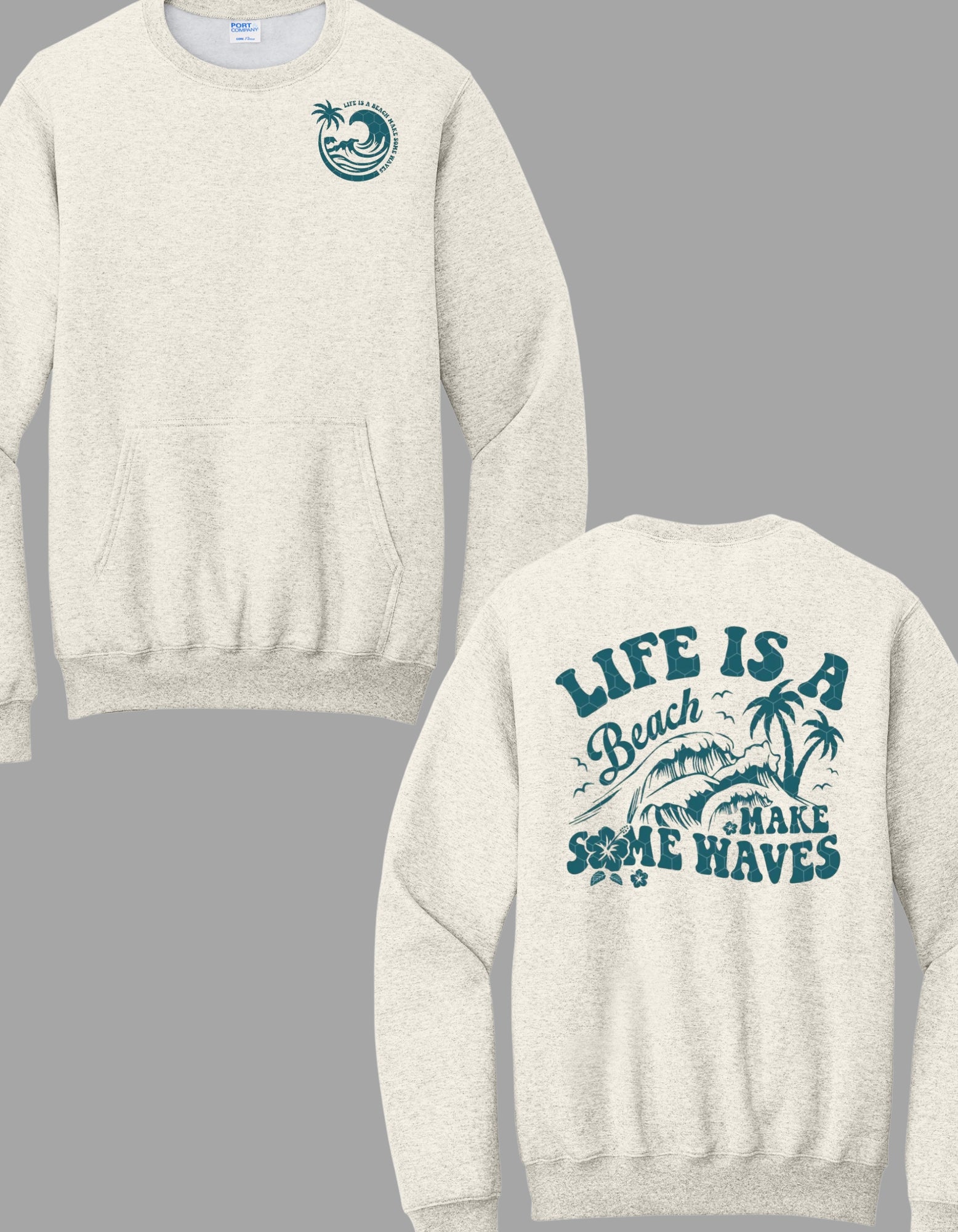 Lake Is A Beach Crewneck