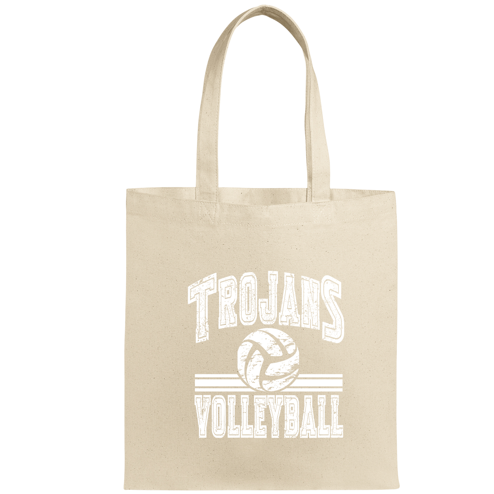 Trojan Volleyball Canvas Tote