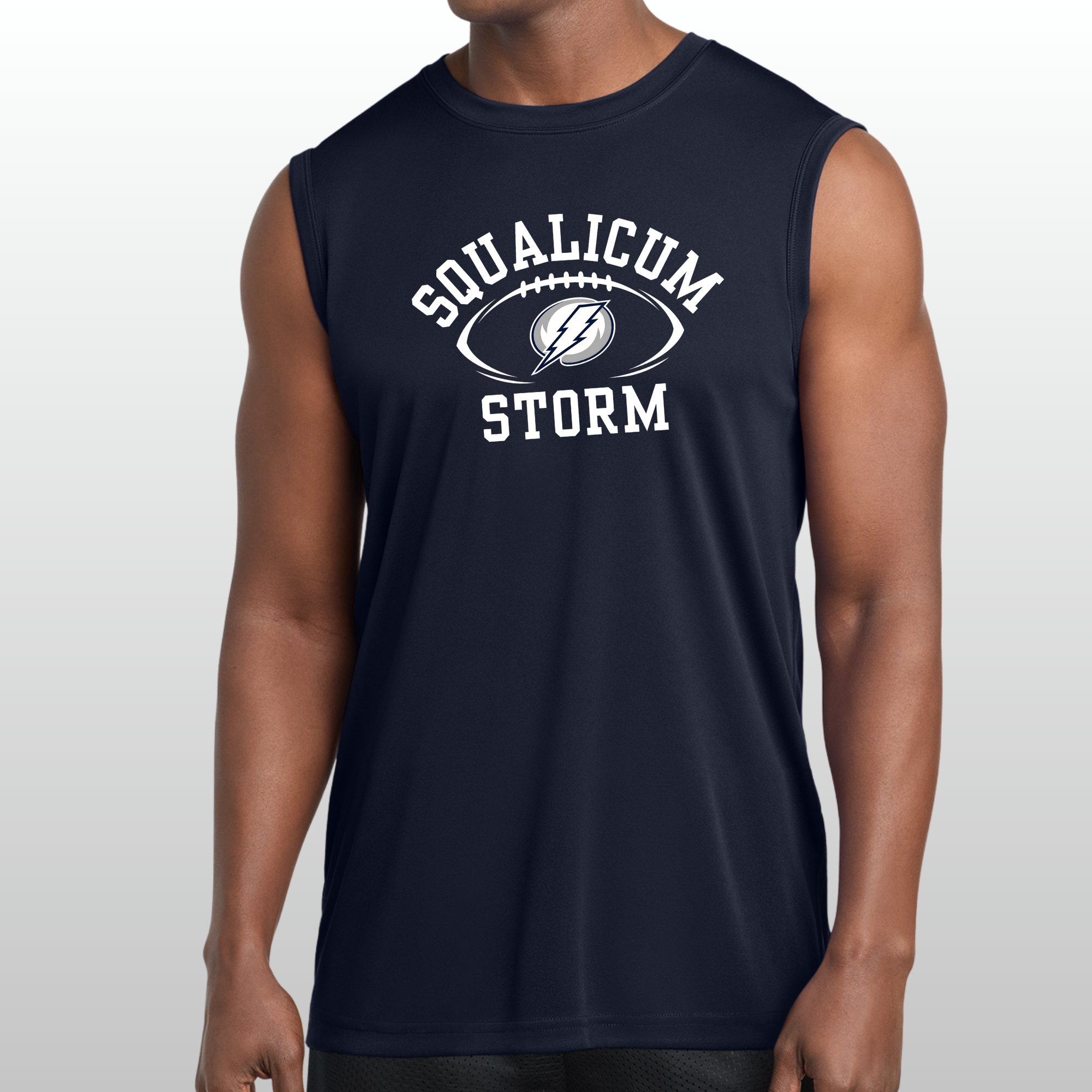 Squalicum Football Sport Tek Sleeveless Tank