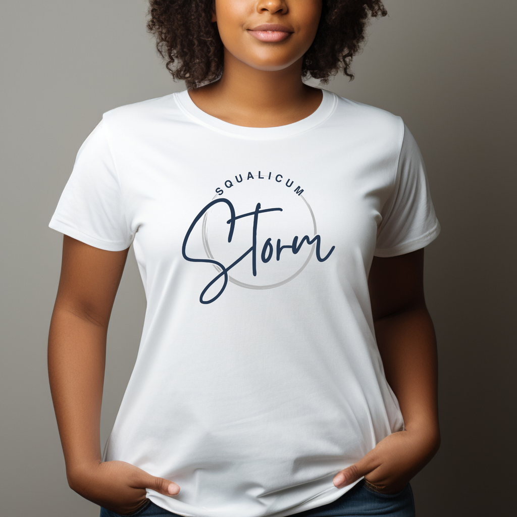 Squalicum T-shirt Cursive