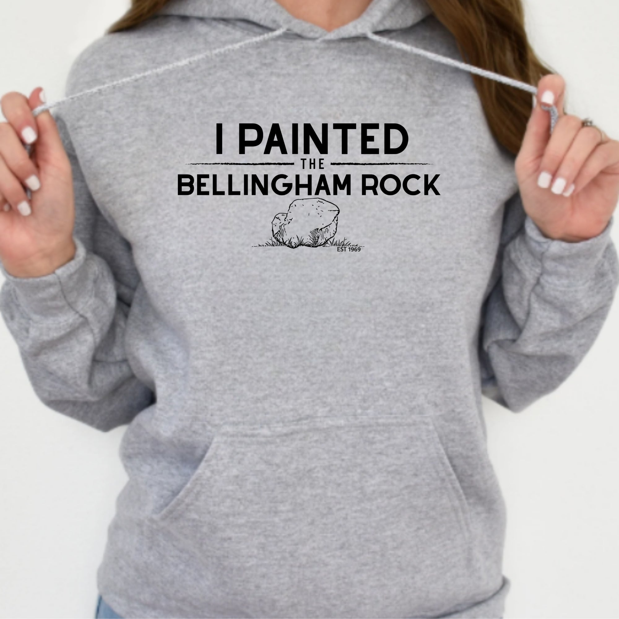 I Painted The Bellingham Rock #5 - Hoodie