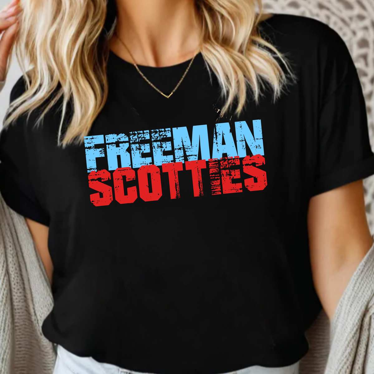 Freeman Scottie T-Shirt Grunge