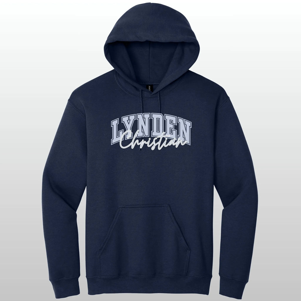 Lynden Christian Cursive Hooded Sweatshirt