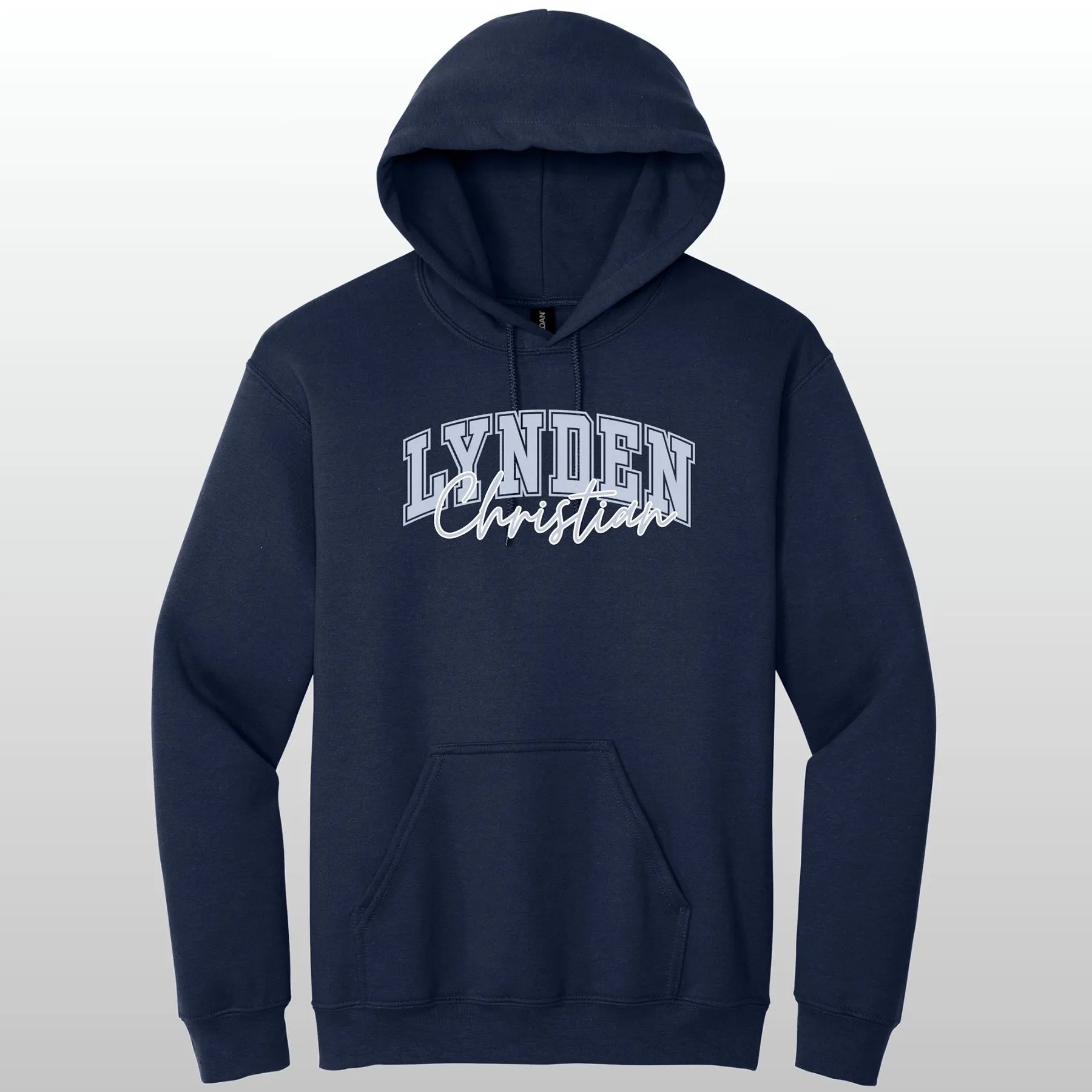 Lynden Christian Cursive Hooded Sweatshirt