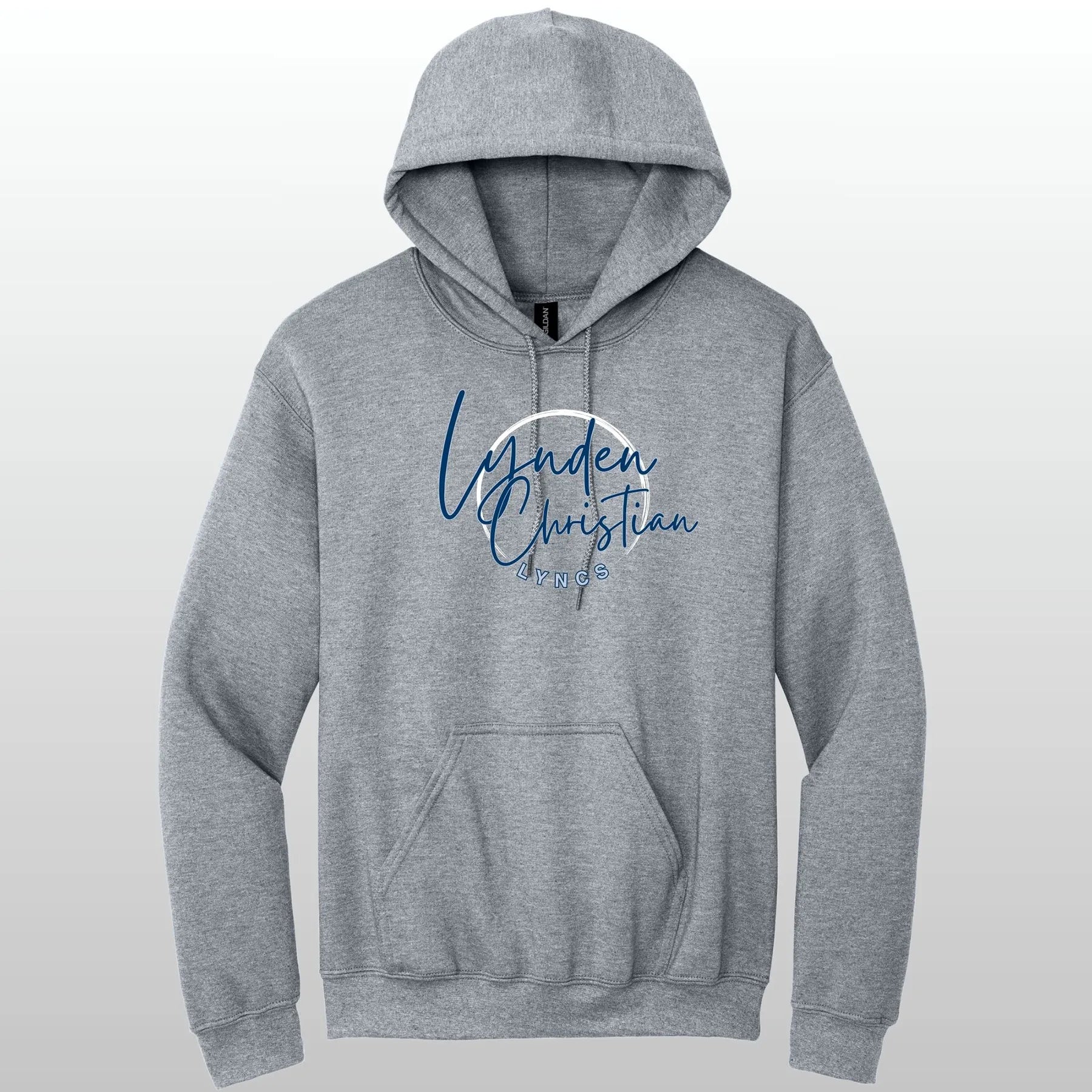 Lynden Christian Cursive Swish Hooded Sweatshirt