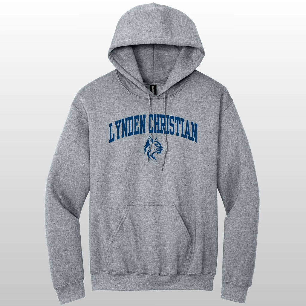 Lynden Christian Mascot Logo Hooded Sweatshirt