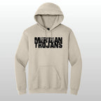 Meridian Trojans Grunge Hooded Sweatshirt