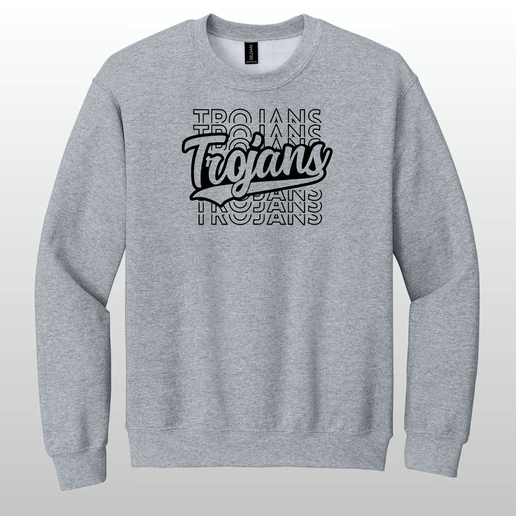 Trojans Stacked Crewneck Sweatshirt