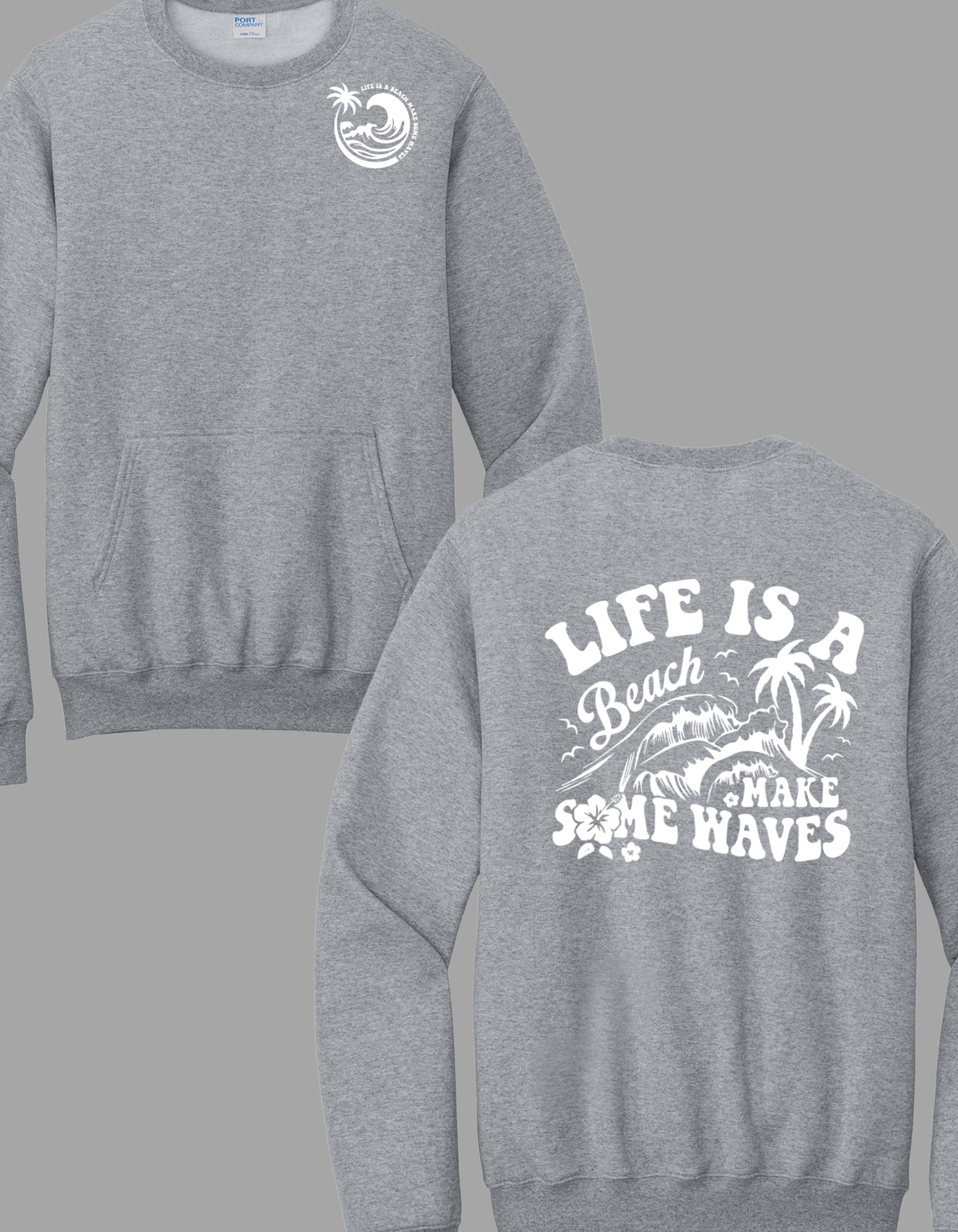 Lake Is A Beach Crewneck
