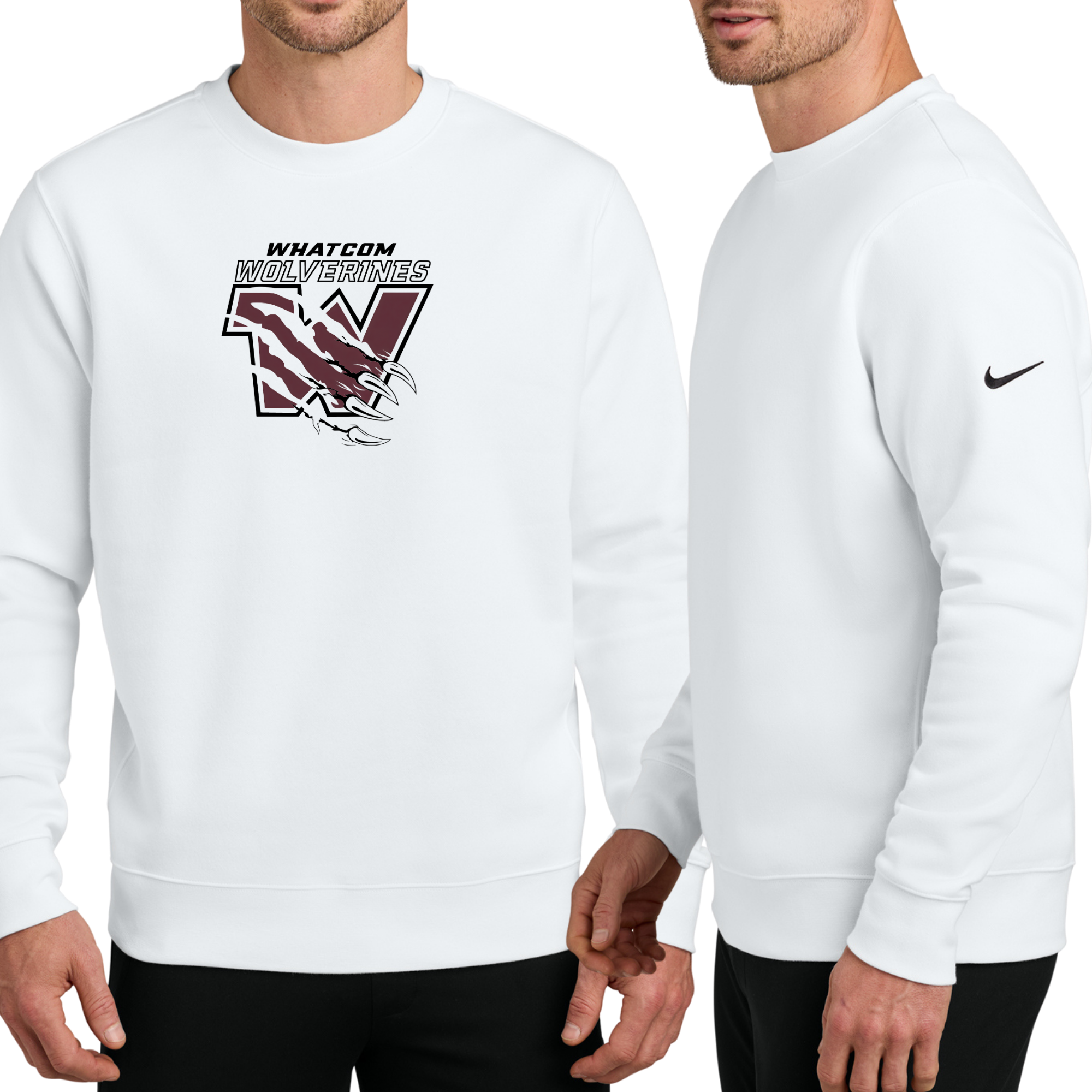 Wolverines Nike Club Fleece Crewneck